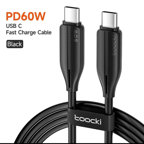 Toocki Cable 60w USB-C a USB-C