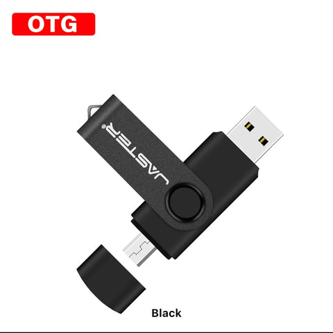 Jaster 2.0 USB/Micro USB Memoria (Negro)