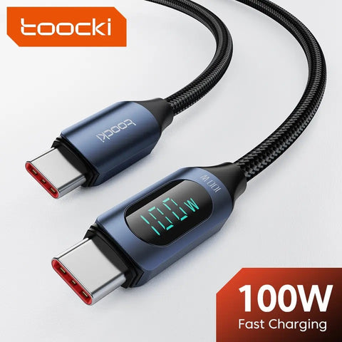 Toocki Cable 100w USB-C a USB-C